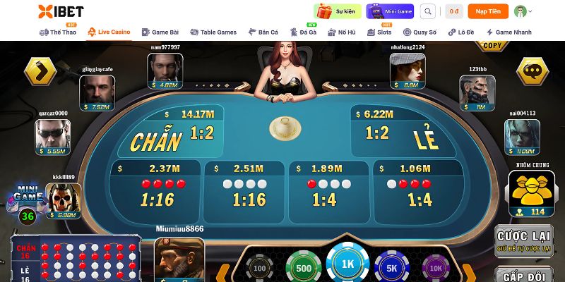 các chiến thuật xóc đĩa đổi thưởng XIBET