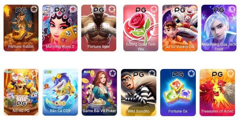 danh mục trò chơi tại
web cá độ bóng đá Fb68