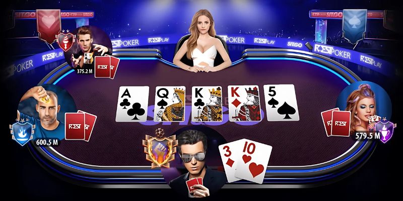 Lượt chia bài
Poker online